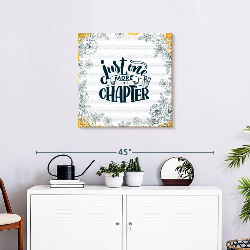 Senne Just One More Chapter, 24" H x 24" W