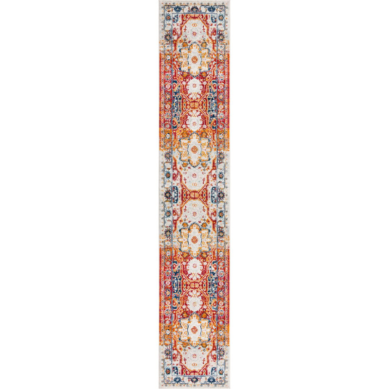 Ikat Indoor Rug, Runner 2'11" x 16'