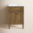 Rivers 24'' Single Bathroom Vanity with Carrara Marble Top-73359935