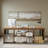 Walnut Rectangular Solid Wood Executive desk-1155903656