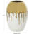 Patrich Ceramic Abstract Decorative Vase with Abstract Gold Melting Drips-304632354-304632355