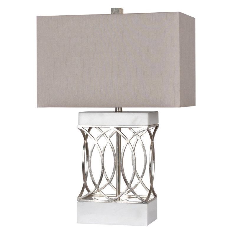 Hewitt 1 Light Silver Table Lamp