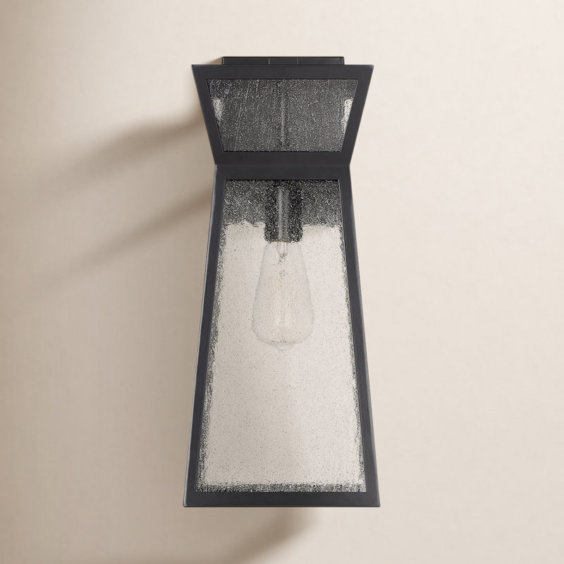 Millford 1-Light Emie in Matte Black, 18.75" H x 7.5" W x 9" D