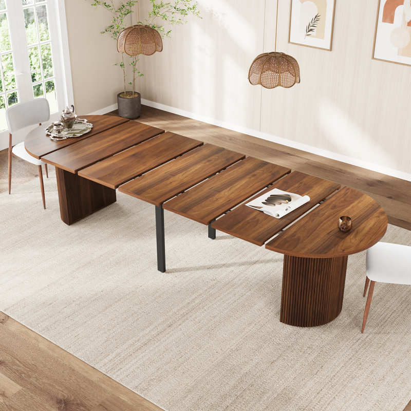 Table de salle à manger extensible, Walnut