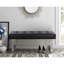 Dabrielle Faux Leather Upholstered Bench