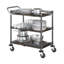 Chariot utilitaire 3 niveaux avec tablettes-110336917