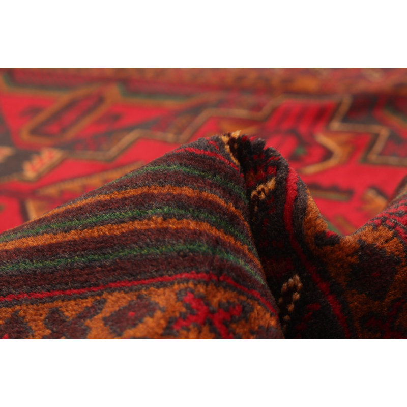 Teimani Red Rug 3'6" x 6'3"