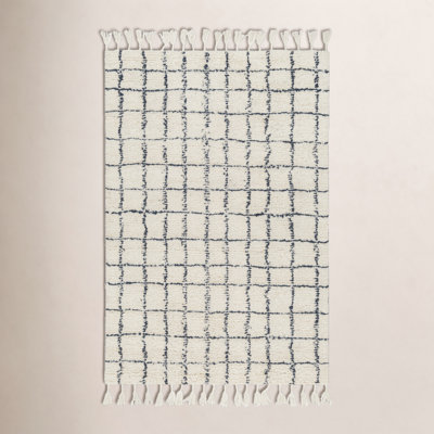 Jordana Hand-Woven Plaid Rug