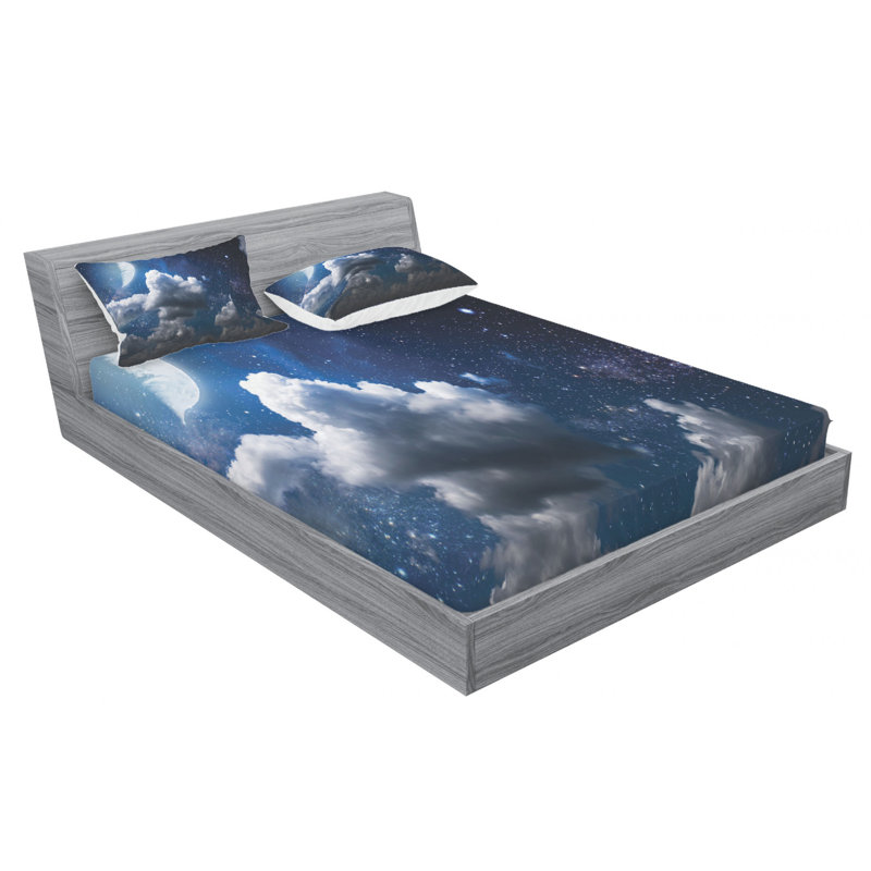 Microfiber Sheet Set, Full Sheet Set with Fitted Sheet