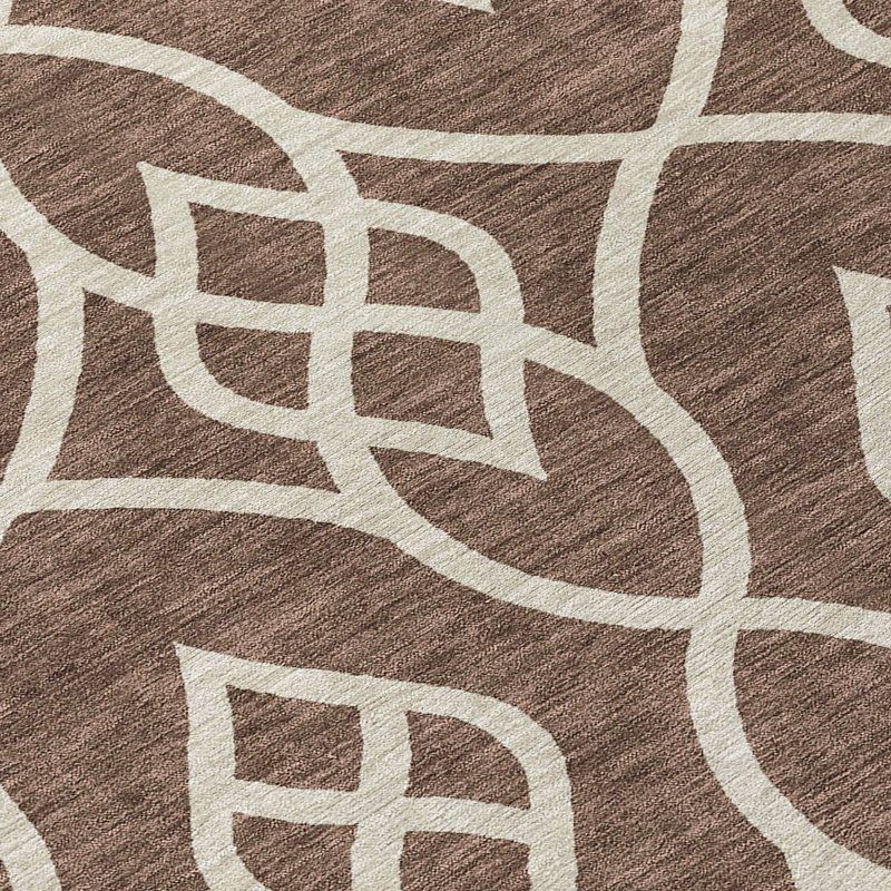 Malek Indoor/Outdoor Area Rug with Non-Slip Backing, Runner 2'3" x 7'6"