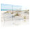 Ensemble de 3 tableaux sur toile représentant des dunes de plage, pour la décoration du salon et de la chambre.