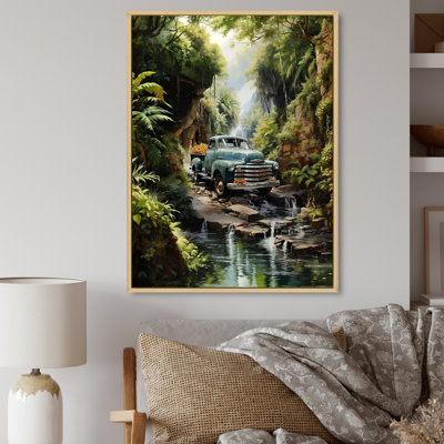 Bodhisattva, camionnette verte Enchanting Waterfall I - impression