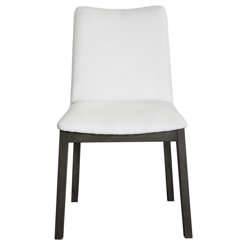 Beth Upholstered Side Chair in White