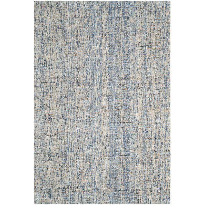 Tapis en laine touffeté à la main Somwya, Rectangle 3 pi x 5 pi