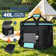 40L Large Foldable Insulated Cool Bag with Rigid Hard EVA Top, Holds 60 Cans, Waterproof Leakproof Thermal Cool Box for Camping, Beach & Road Trips