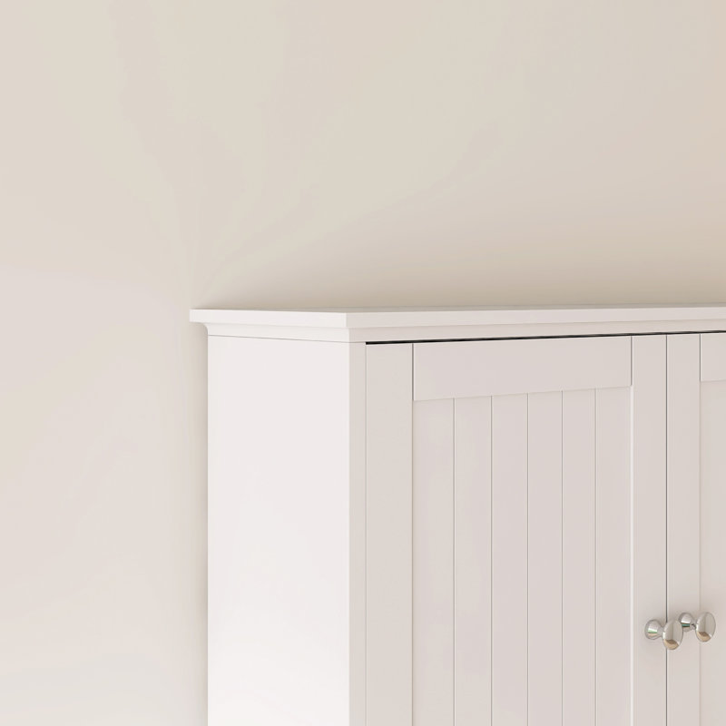 Armoire à pharmacie murale avec tablettes réglables 26 po Red Barrel Studio®, Blanc