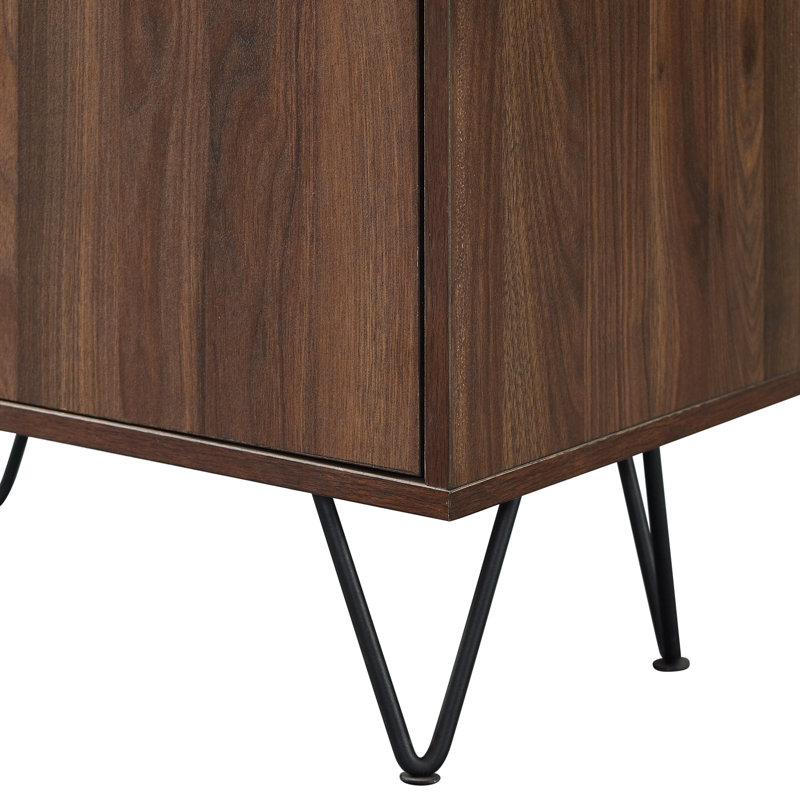 Bibliothèque standard Babich H 68 "x l 26", Noyer foncé