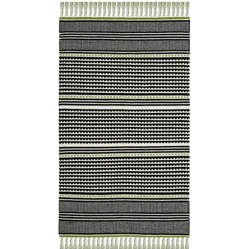 Granada Hand Woven Performance Striped Rug, Rectangle 5' x 8'