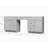 Disar 84'' Double Bathroom Vanity With Desk Dovetail Solid Wood Drawer Base Only-125808689