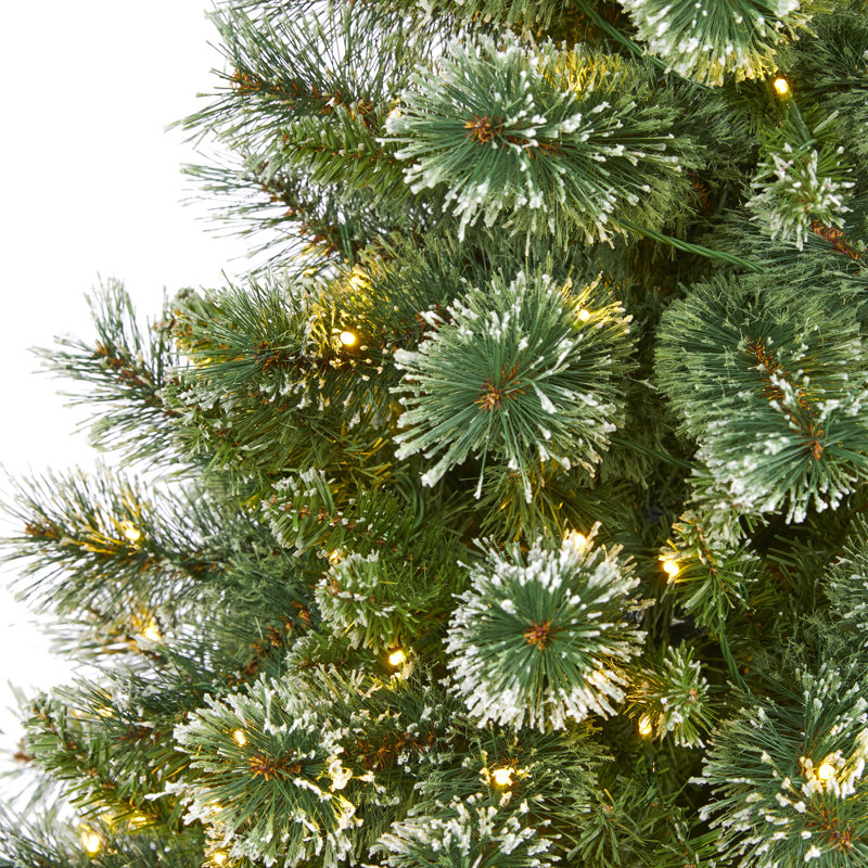 Lighted Artificial Christmas Tree, 6' H