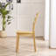 Drea Solid Wood Dining Chair - Traditional Rustic Farmhouse Kitchen Style-778365796