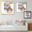 Mignon hibou noir et blanc - décoration murale d'art pour enfants-946757732-946757726