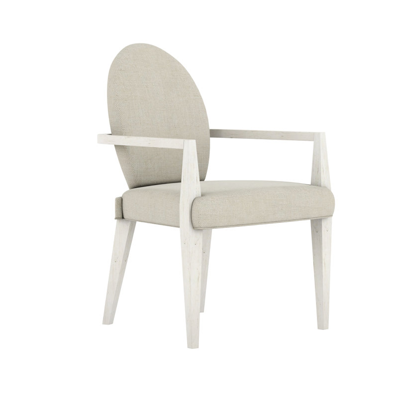 Chaise avec accoudoirs rembourrée Ashlar