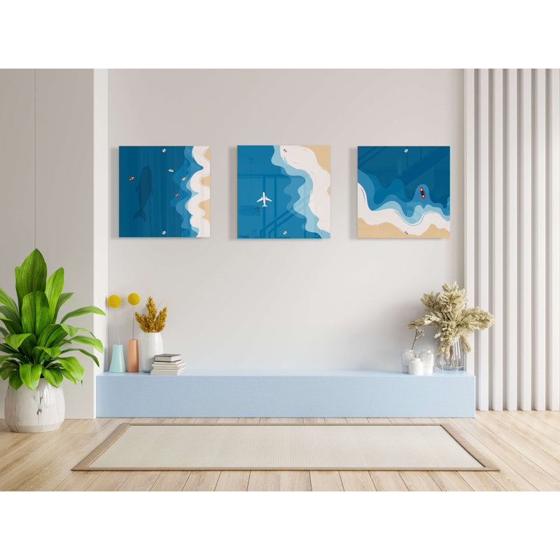 Handmade Coastal Wall Decor on Acrylic