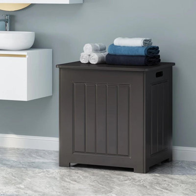 Solid + Manufactured Wood Laundry Room Organiser