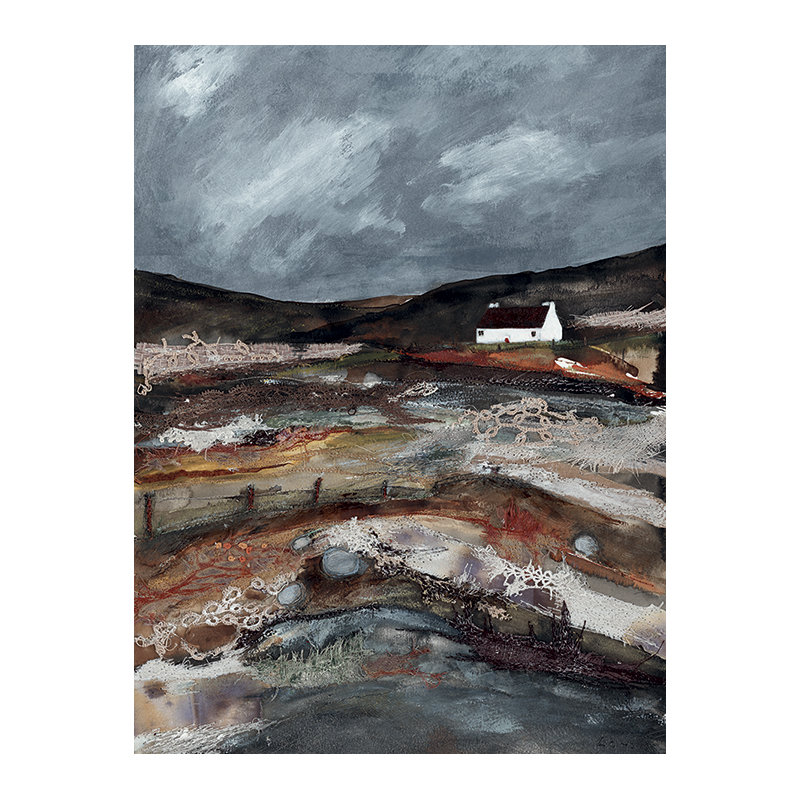 A Cold Night - Print on Canvas, Wrapped Canvas, 50cm H x 40cm W