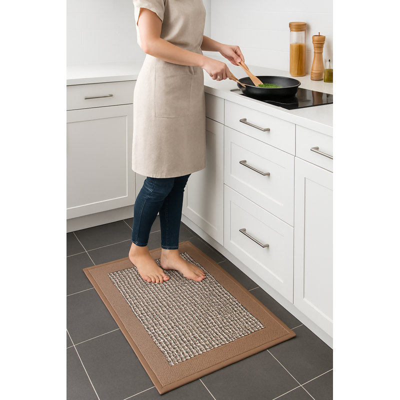 Kitchen Mat, Beige/Gold