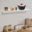 Tablette flottante en acier inoxydable