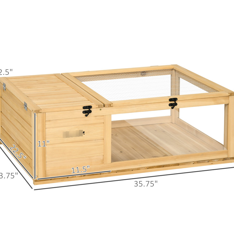 Cage de reptile jaune en bois - Structure stable pour animaux de compagnie Fabrication, avec caractéristiques d'observation