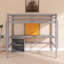 Lit mezzanine en bois avec tableau d'écriture-1060987375-1060987374
