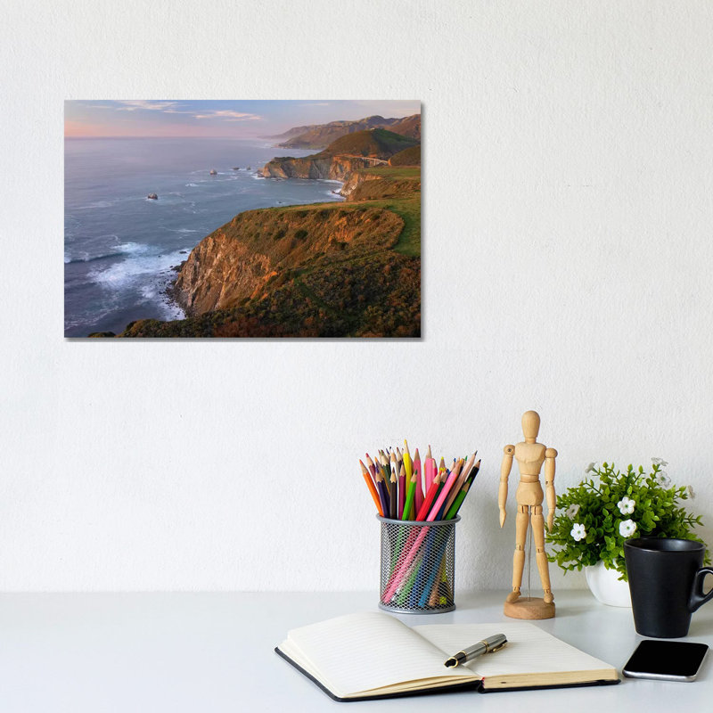 Bixby Bridge, Big Sur, California I by Tim Fitzharris - Wrapped Canvas Print, 20.32 cm H x 30.48 cm W