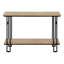 Table d'appoint rectangulaire, console avec tablette inférieure-1089747187