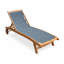 Oneal 196cm Long Reclining Eucalyptus Chaise Lounge Set