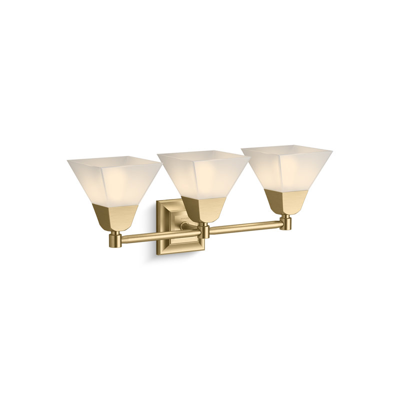 Memoirs® 3 - Light Armed Sconce, Moderne Brushed Gold