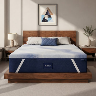 4" Firm Memory Foam Mattress Topper with Removable Cover and Straps