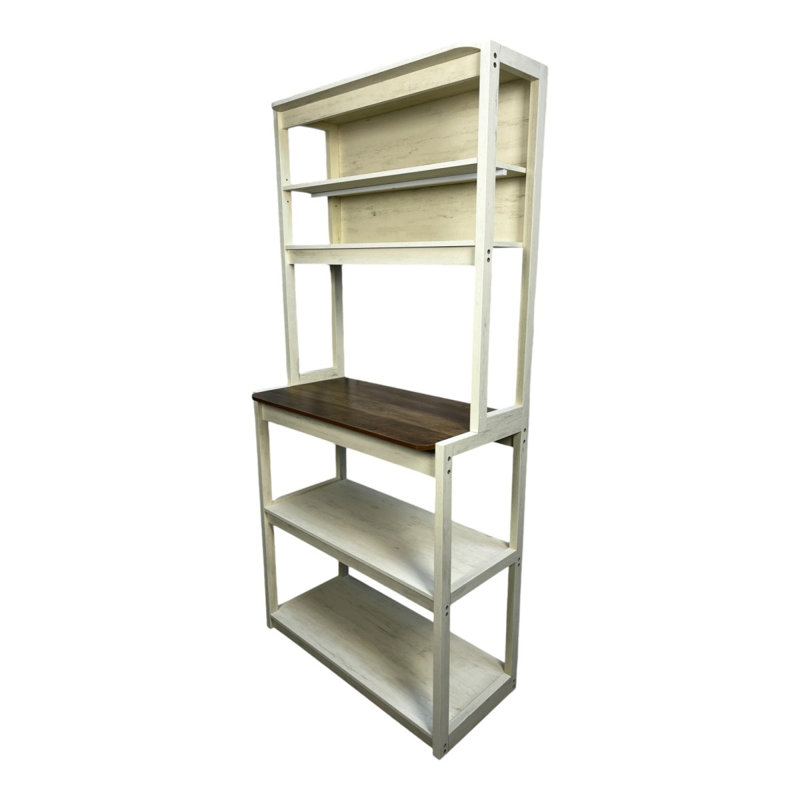 Support de four à micro-ondes 31,5 po, Oak/Brown
