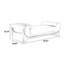 Banc rembourré blanc-438718188