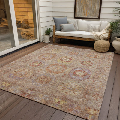 Machine Washable Indoor/Outdoor Kadyn ACN2227 Panel Rug