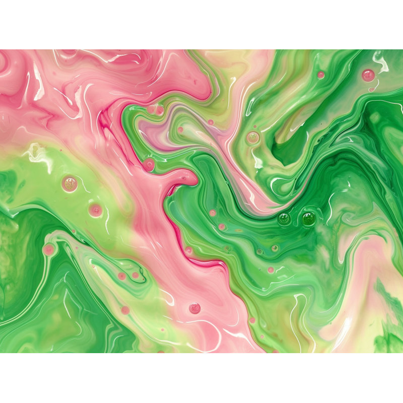 Marbling Art Warm Abstract Shower Curtain, 83" H x 70" W