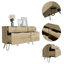 Commode 4 tiroirs Stowe Chêne clair