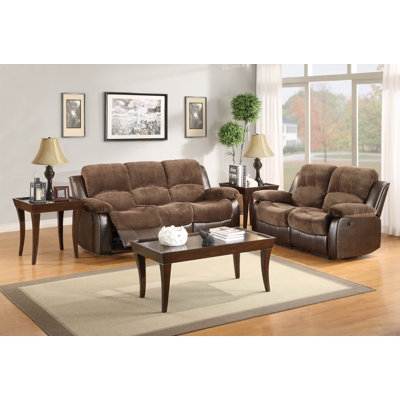 Welling Faux Leather Living Room Set