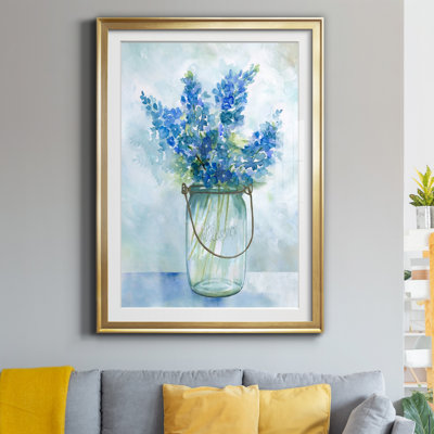 Bluebonnets II - Impression de cadre photo sur papier