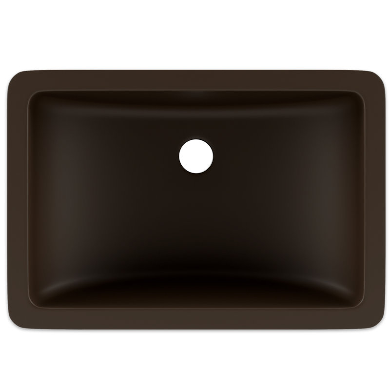 Lavabo de meuble-lavabo rectangulaire Lexik, Moka