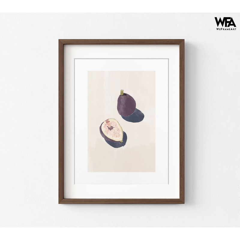 Figurine par Sophie Bek, idée de décoration murale de table de petit déjeuner, impression d'art de figues, affiche murale buffet, nourriture saine, art mural
