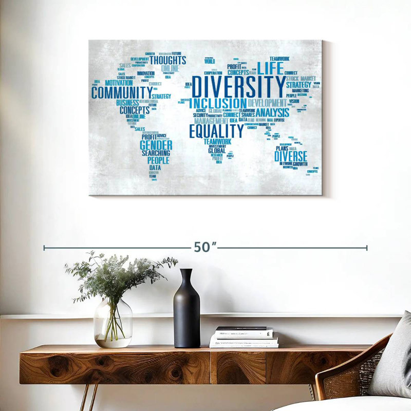 Work Dynamics Map, 24" H x 36" W