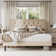 Hegg Linen Tufted Upholstered Platform Bed with Wood Slats Headboard Included